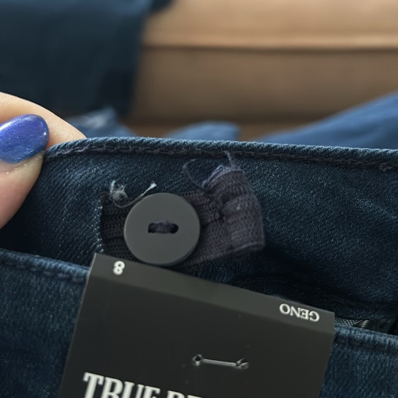 Boys 8, & 10 True Religion Denim shorts,NWT,Relaxed slim,Elastic button Waist - Picture 6 of 6